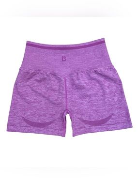 Buffbunny Collection BBL Seamless Shorts Purple Marl Heather High Rise Medium